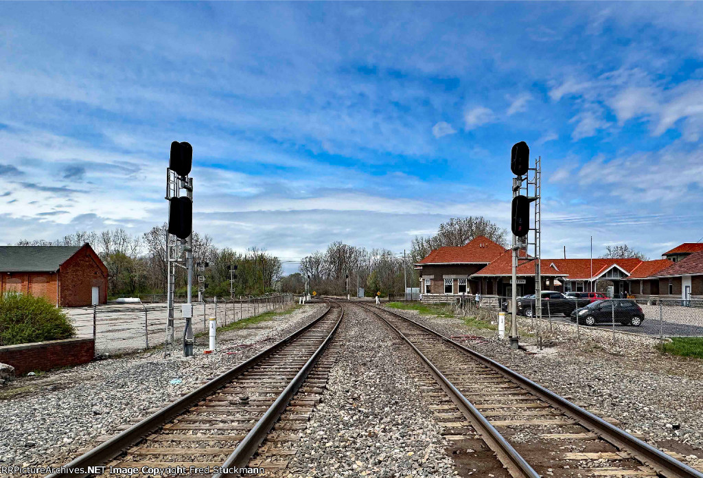 The former C&O and the depot.